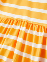 Rylee Faith Designs Sunflower Girls' Milk Silk Dress 3 - piece Set - 