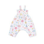 Angel Dear Sunny Coral Reef Fish - Smocked Romper - 