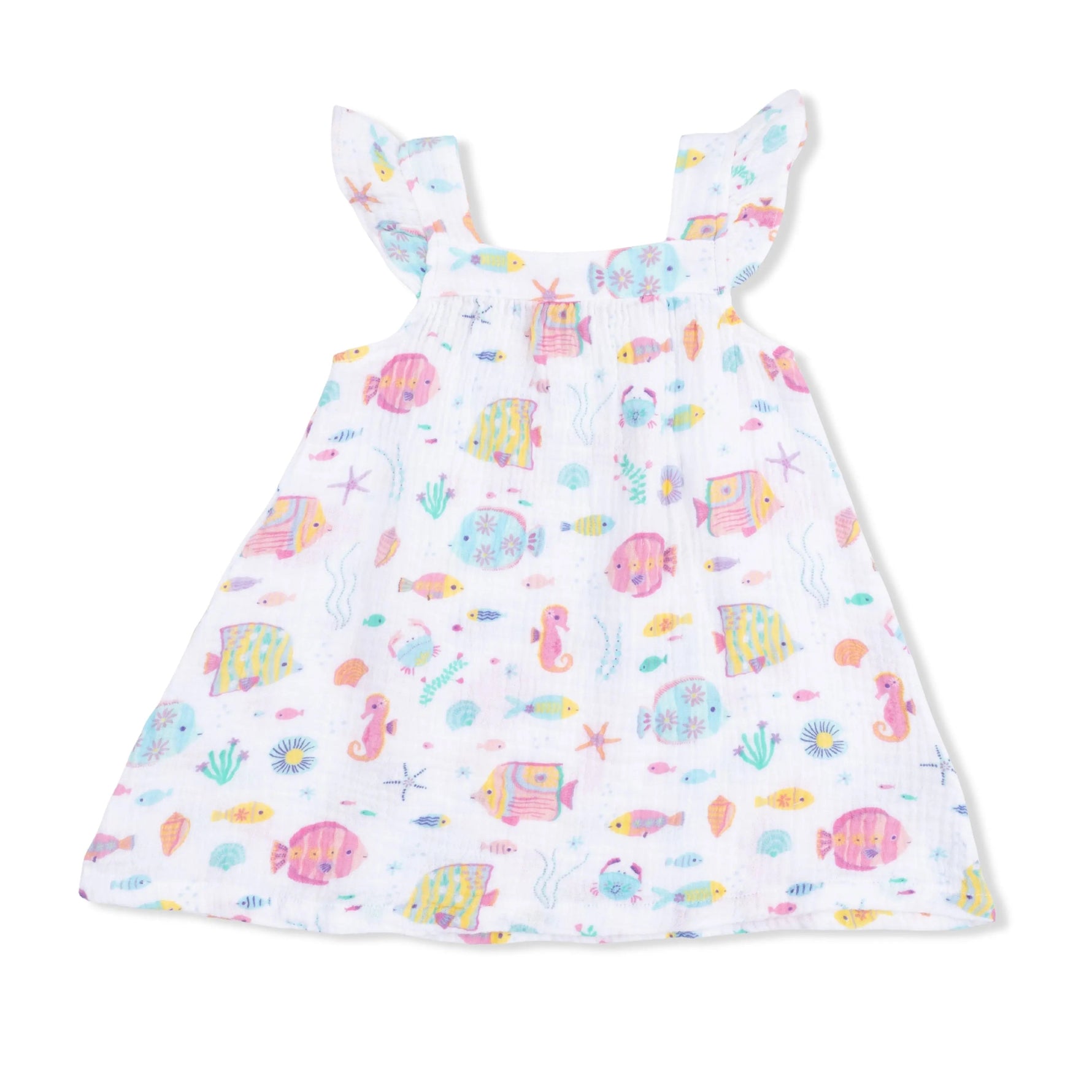 Angel Dear Sunny Coral Reef Fish - Sundress and Bloomer - 