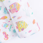 Angel Dear Sunny Coral Reef Fish - Swaddle Blanket - 