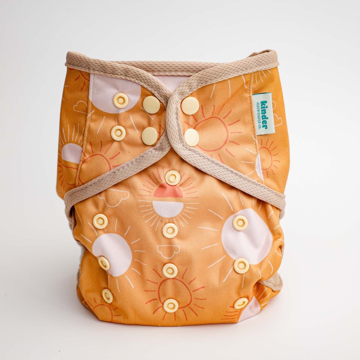 Kinder Cloth Diaper Co. Patterned Wipeable Cloth Diaper Cover, Grows with your Baby - Everetts Place Boutique - 