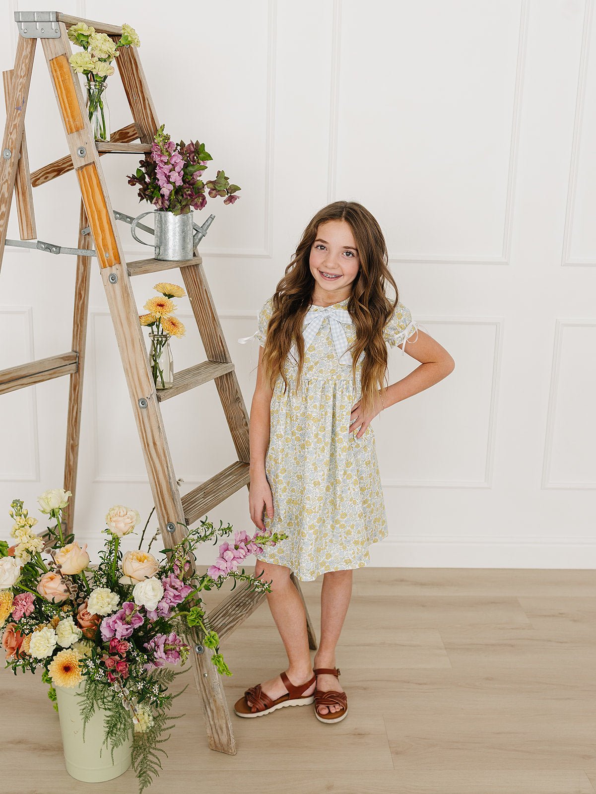 Mebie Baby Sunny Floral Dress - 