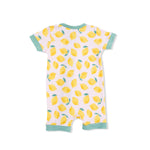 Angel Dear Sunny Lemons - Shortie 2 Way Zipper Romper - 