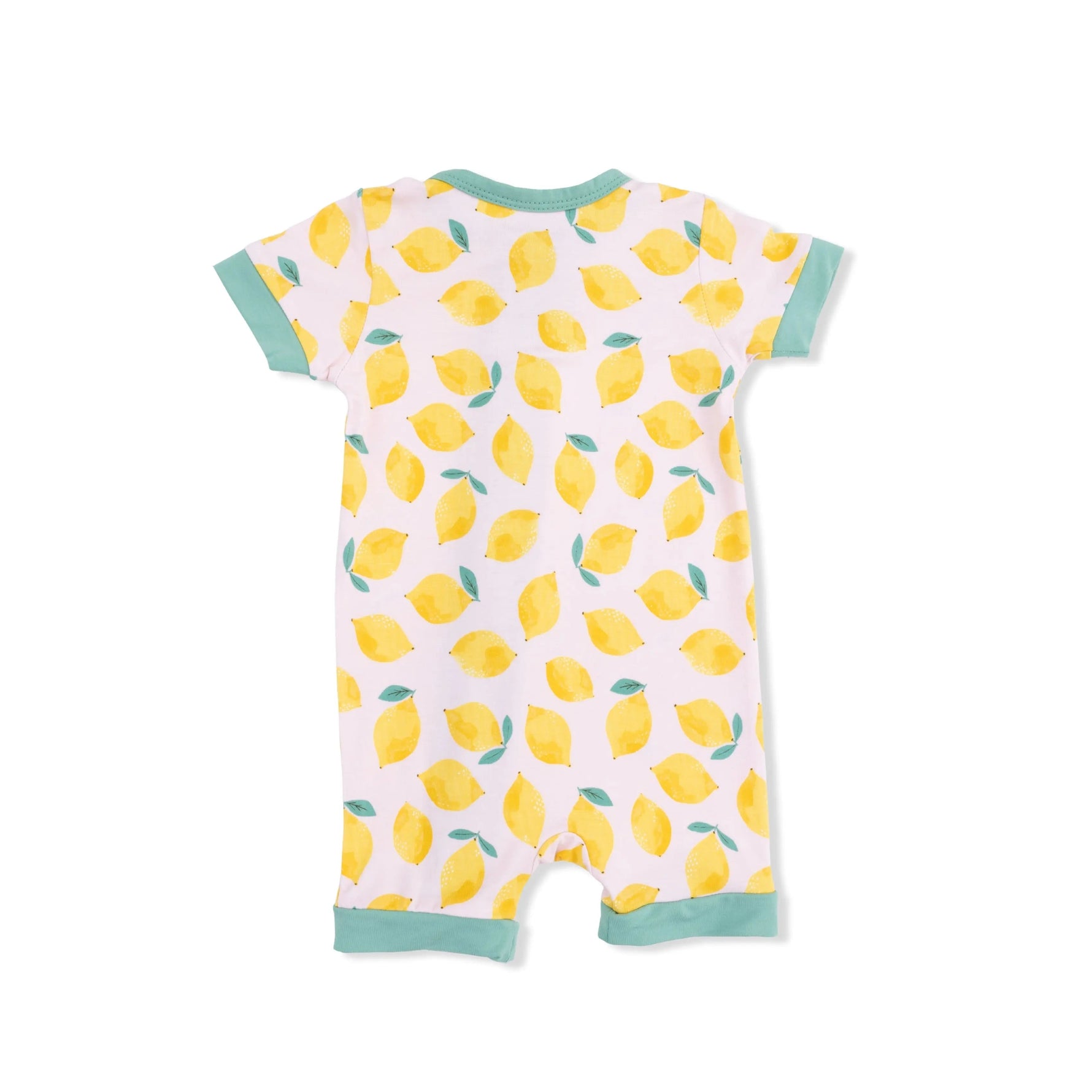 Angel Dear Sunny Lemons - Shortie 2 Way Zipper Romper - 