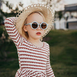 Little Love Bug Co. Sunny May Sunnies, flexible baby UV protection sunglasses.