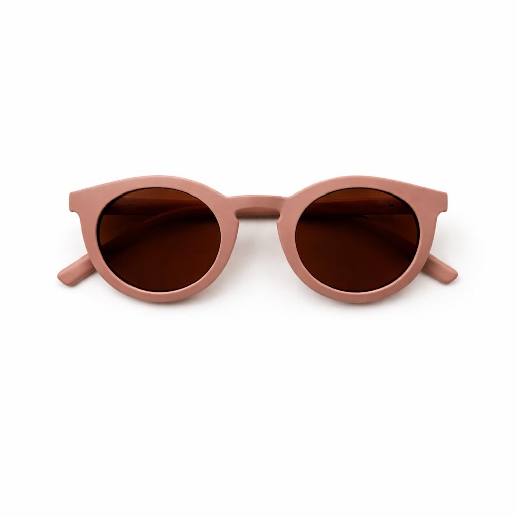 Organic baby Sunny May sunnies by Little Love Bug Co., bright yellow.