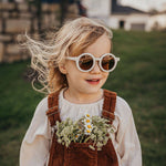 Little Love Bug Co. Sunny May baby sunnies, flexible UV protection.
