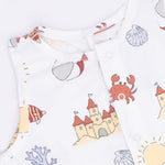 Angel Dear Sunny Sandcastles - Sleeveless Shortie Romper - 