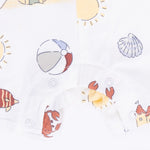 Angel Dear Sunny Sandcastles - Sleeveless Shortie Romper - 