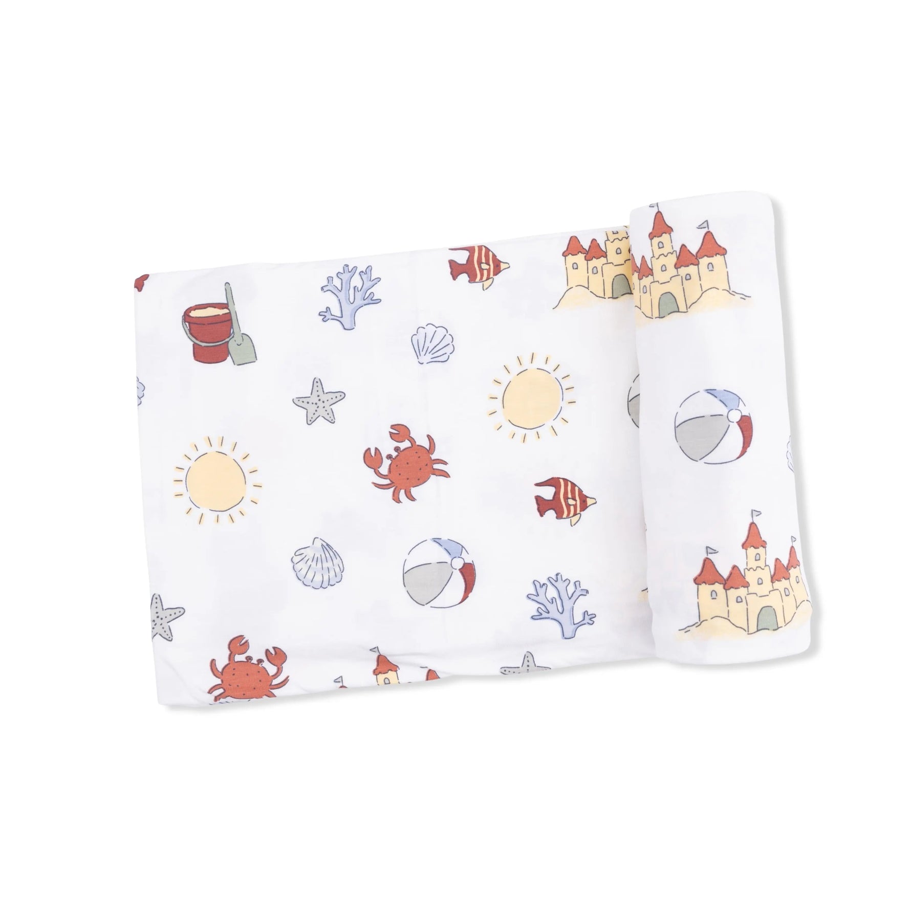 Angel Dear Sunny Sandcastles - Swaddle Blanket - 