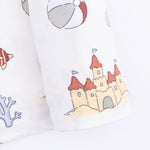 Angel Dear Sunny Sandcastles - Swaddle Blanket - 