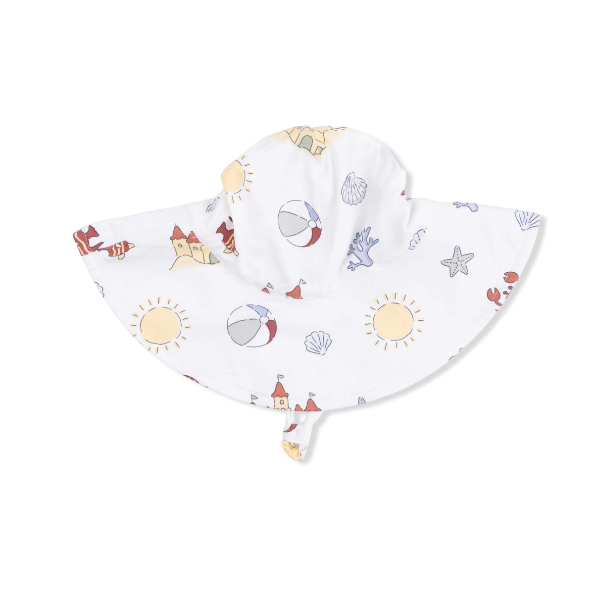 Angel Dear Sunny Sandcastles - Wide Brim Sun Hat - 