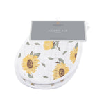 Newcastle Classics Sunrise To Sunset Heart Bibs Soft Bamboo Muslin for Infants and Toddlers - 