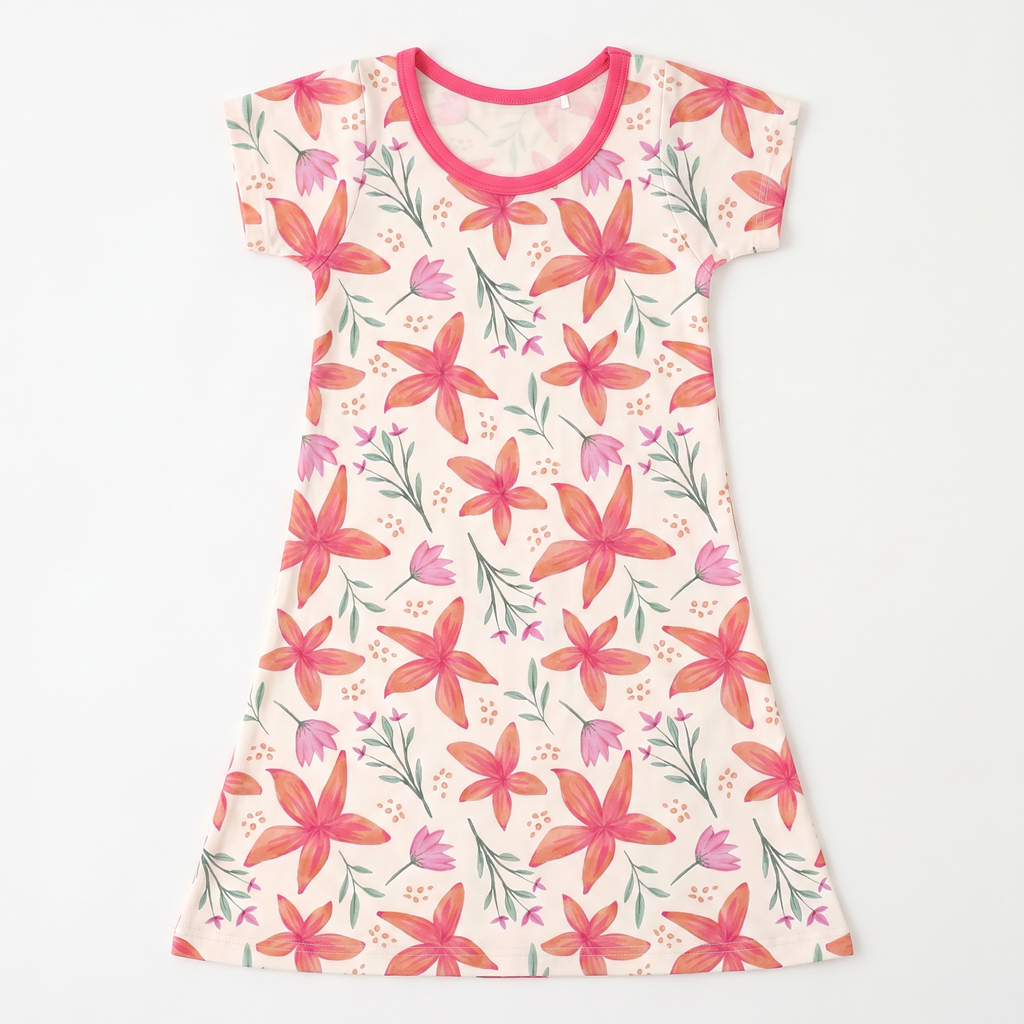 Sunset Leilani A-Line Dress by Bestaroo