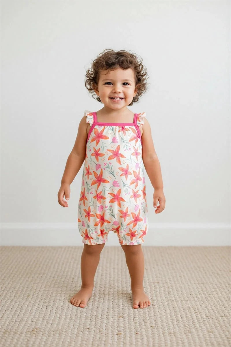 Sunset Leilani Bubble Romper by Bestaroo
