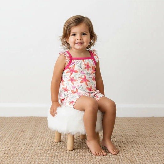 Sunset Leilani Bubble Romper by Bestaroo