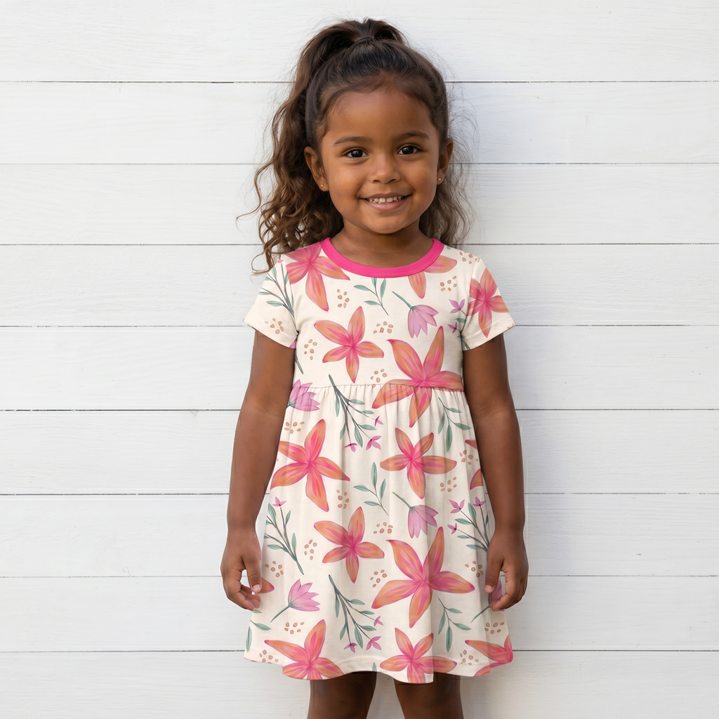 Sunset Leilani S/S Dress by Bestaroo