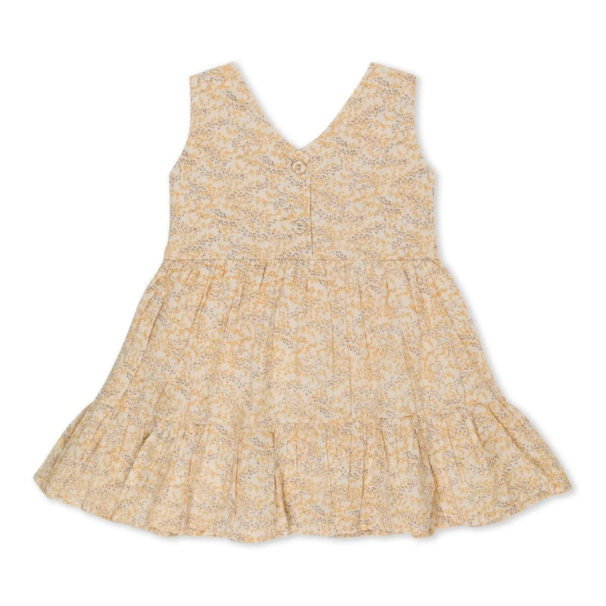 Bestaroo Sunshine Dress With Back Buttons For Spring And Summer Easy Fit - 