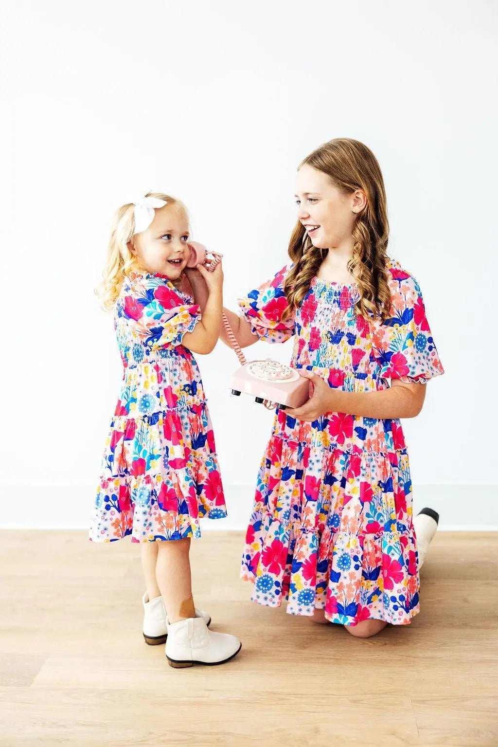 Mila & Rose ® Sunshine Garden Smocked Ruffle Dress - 