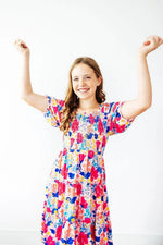 Mila & Rose ® Sunshine Garden Smocked Ruffle Dress - 