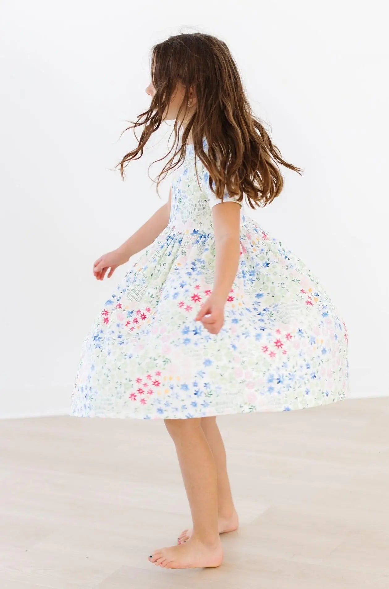 Mila & Rose ® Sunshine Meadows S/S Pocket Twirl Dress - 