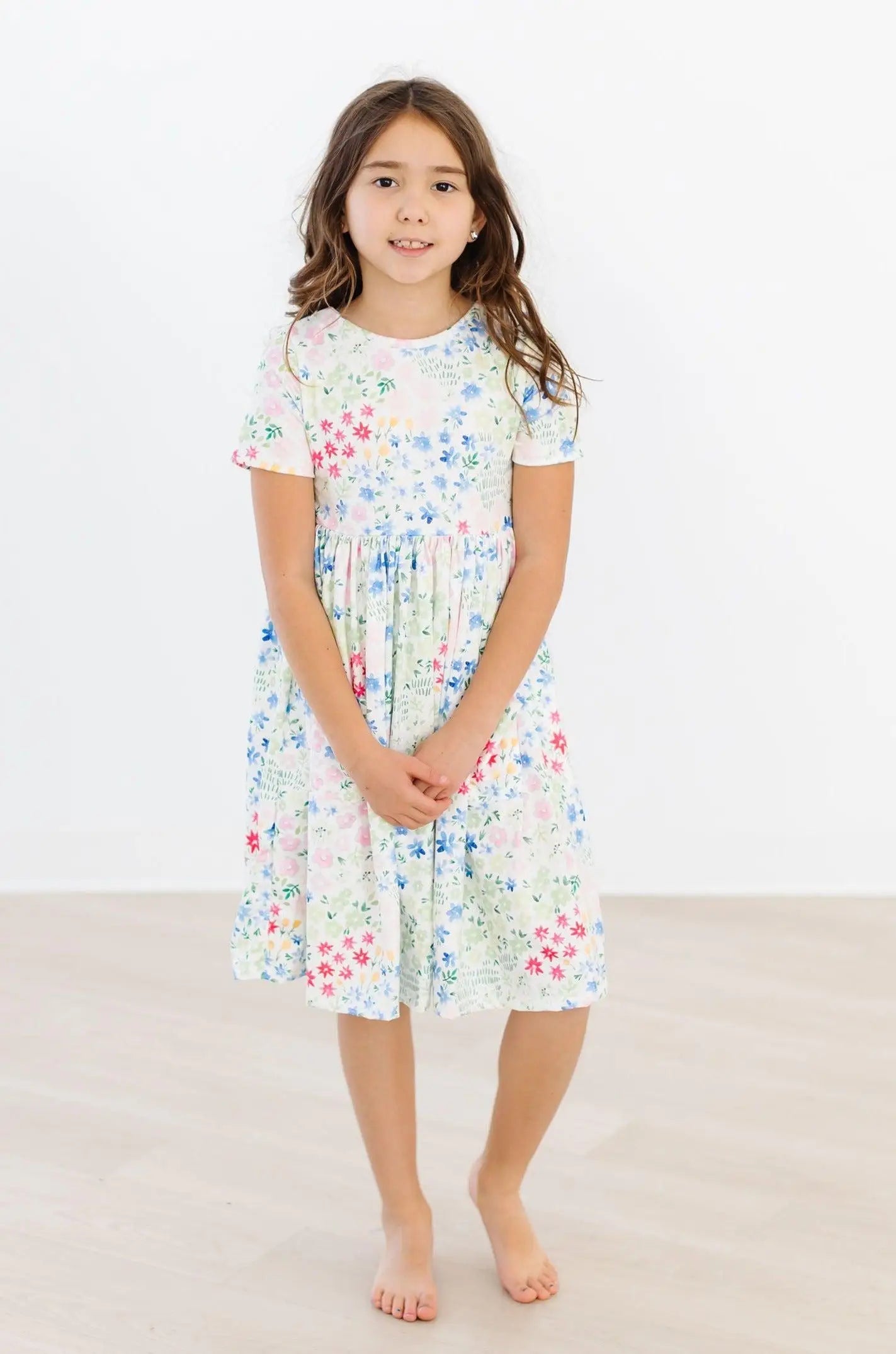 Mila & Rose ® Sunshine Meadows S/S Pocket Twirl Dress - 