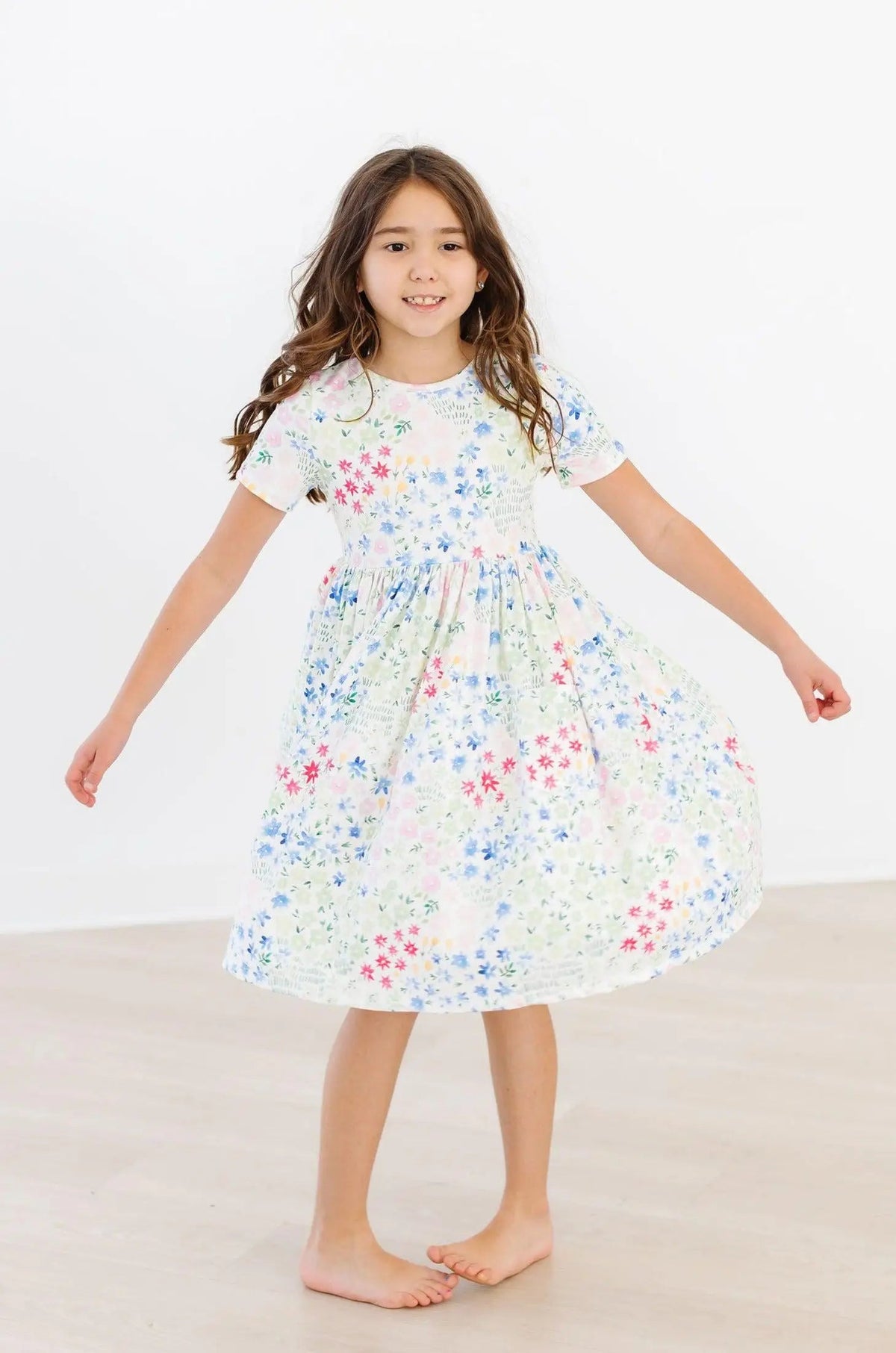 Mila & Rose ® Sunshine Meadows S/S Pocket Twirl Dress - 