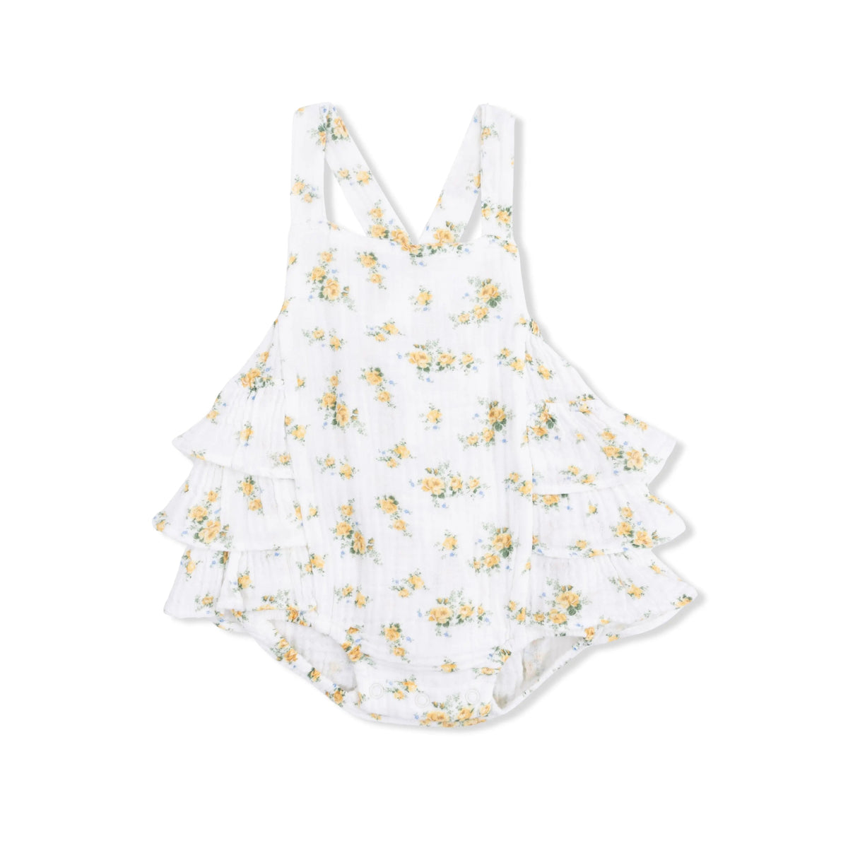 Angel Dear Sunshine Roses - Ruffle Sunsuit - 