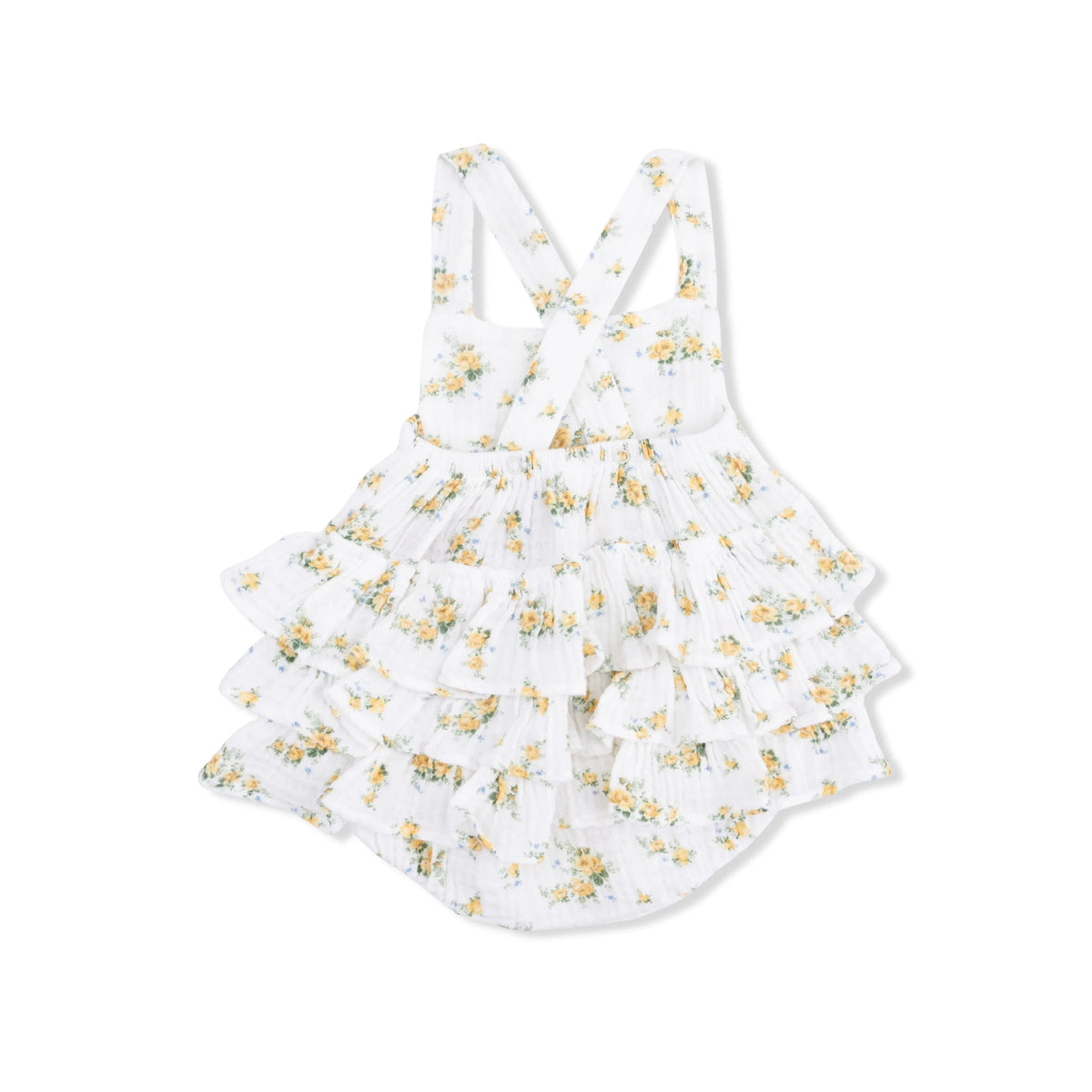 Angel Dear Sunshine Roses - Ruffle Sunsuit - 