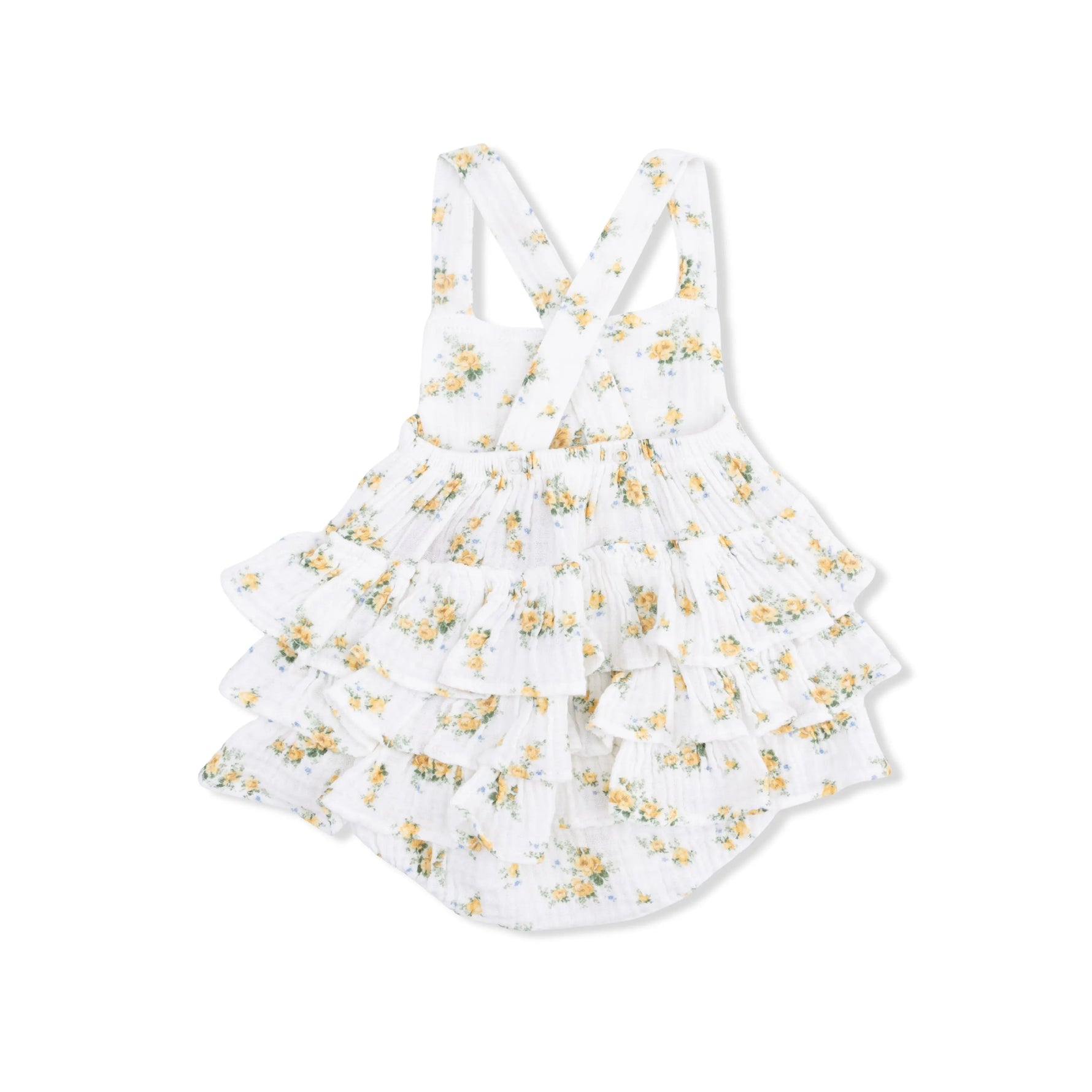 Angel Dear Sunshine Roses - Ruffle Sunsuit - 