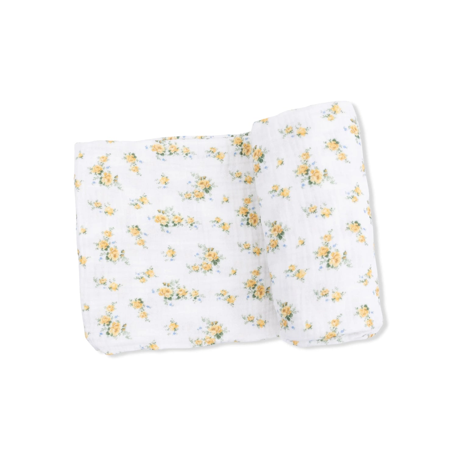 Sunshine Roses - Swaddle Blanket - White, Linens, Tie | Everetts Place