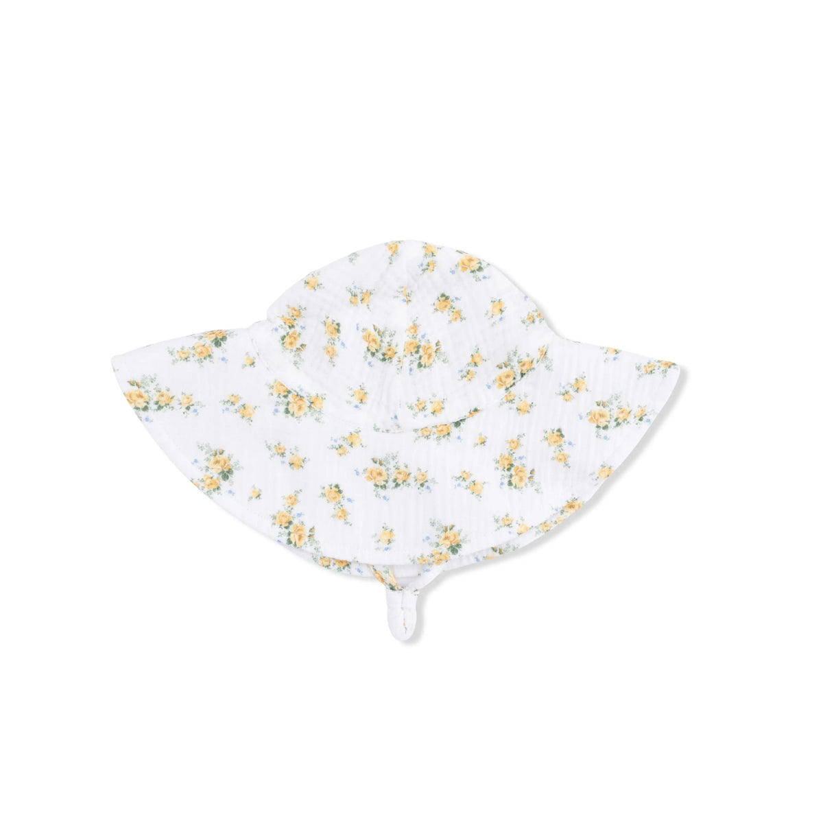 Sunshine Roses - Wide Brim Sun Hat - White, Bib, Baby & Toddler Clothing, Hat | Everetts Place