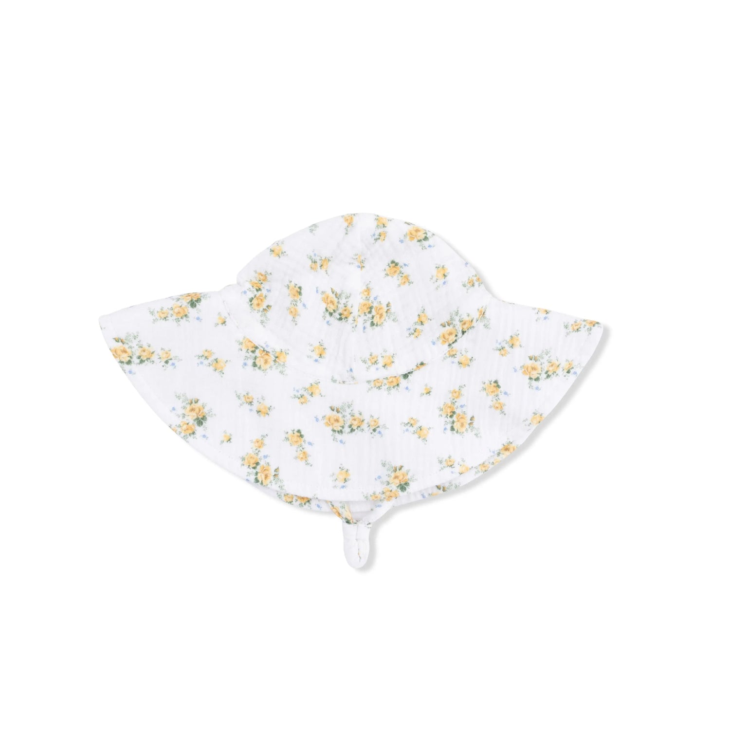 Sunshine Roses - Wide Brim Sun Hat - White, Bib, Baby & Toddler Clothing, Hat | Everetts Place