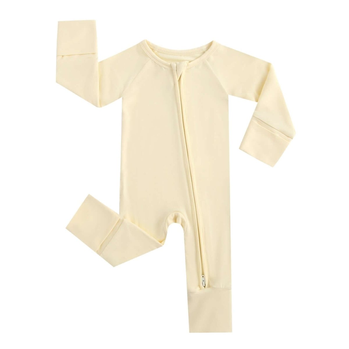 Luxie Charm Sunshine Zippered Baby Romper - Everetts Place Boutique - 