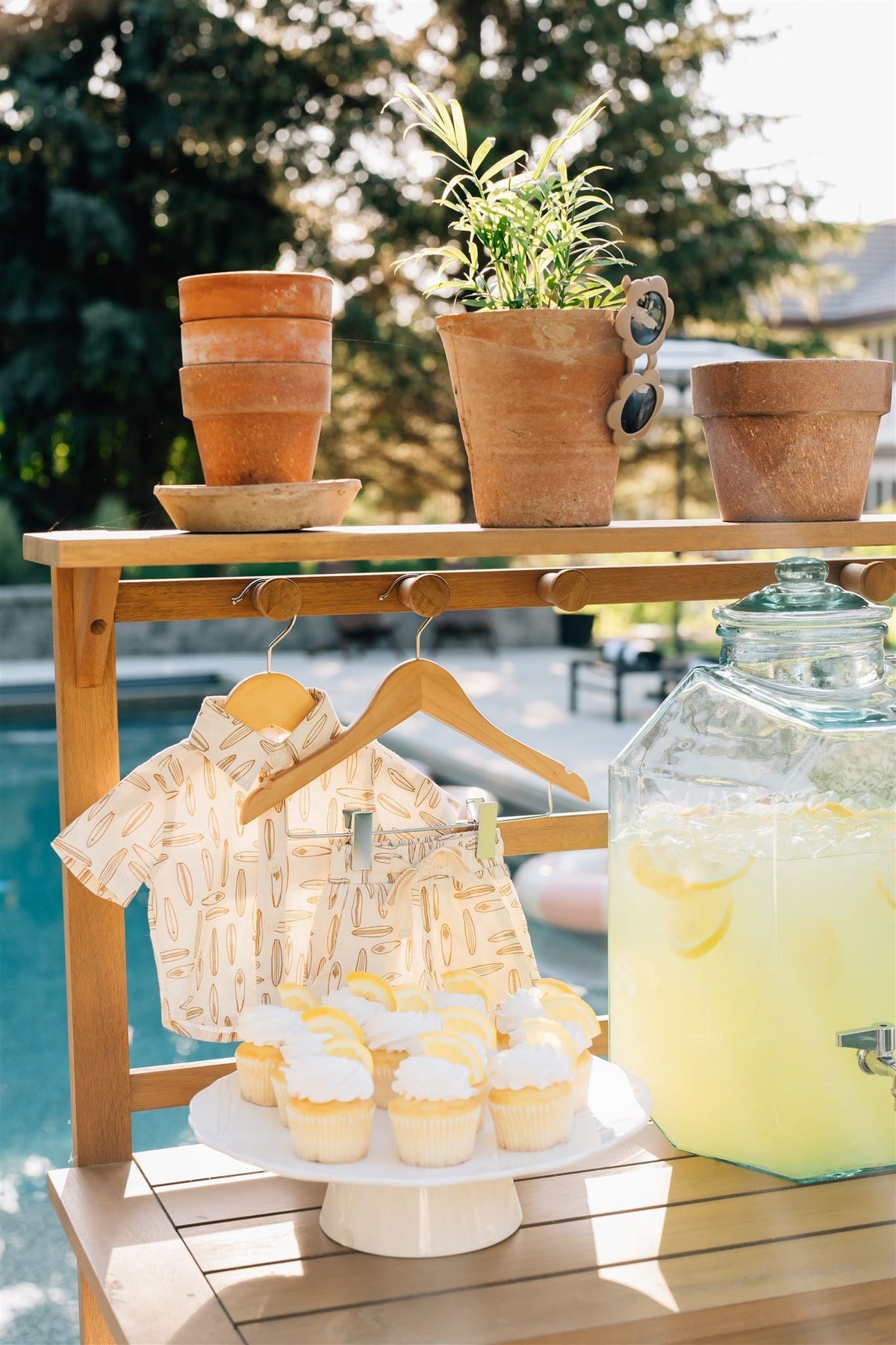 Mebie Baby Surfboard Linen Cotton Shorts - 