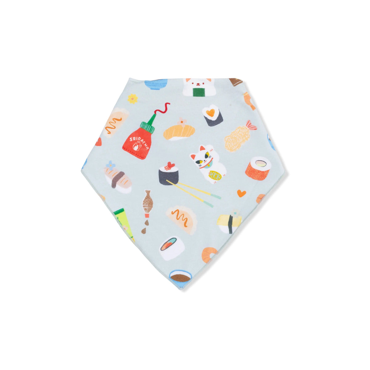 Sushi - Bandana Bib - Bib, Triangle, Tie | Everetts Place