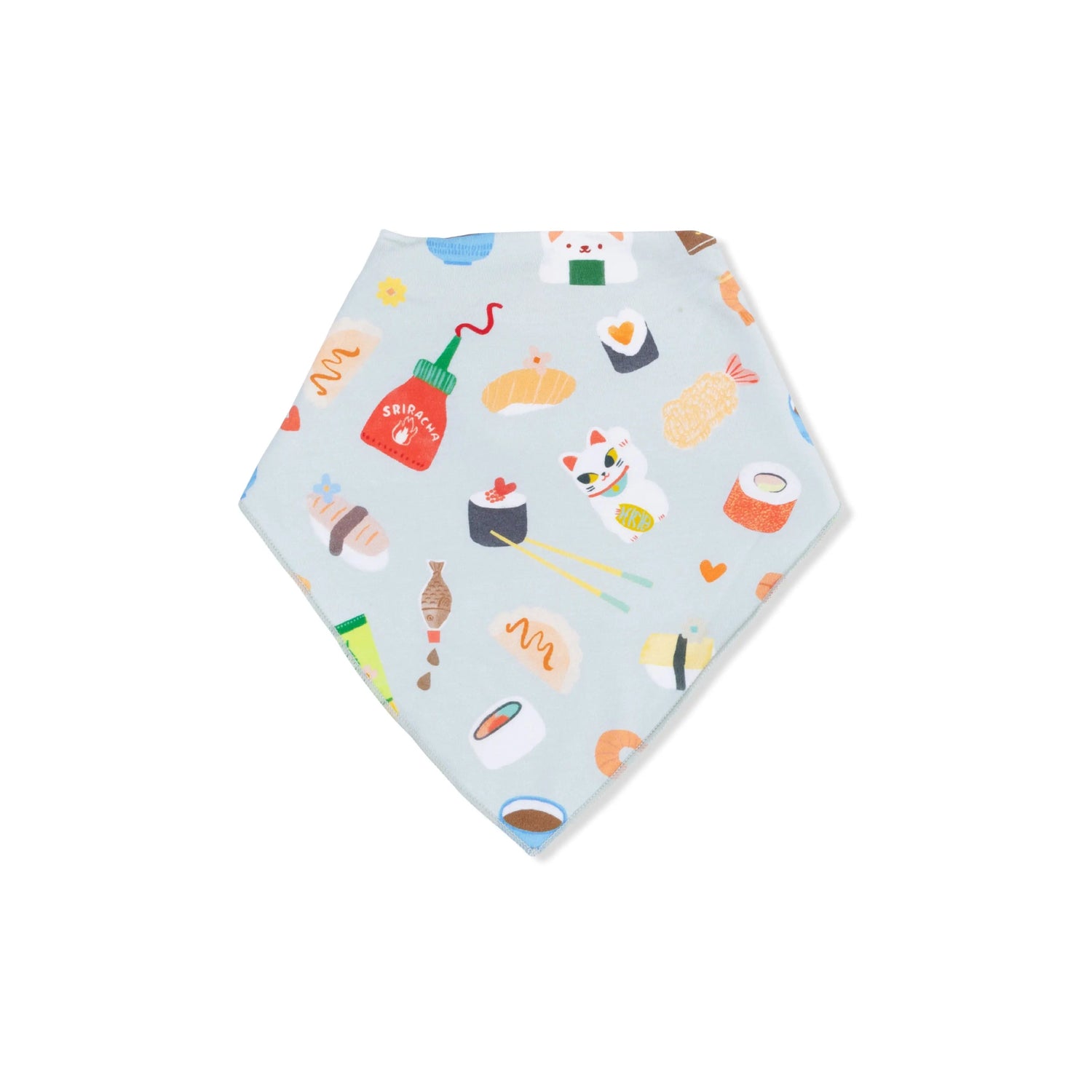 Sushi - Bandana Bib - Bib, Triangle, Tie | Everetts Place