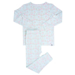 Sweet Bamboo Swan Ballet Pajama Set with Comfortable Long Sleeve Top for Big Kids - 