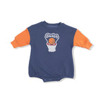 Angel Dear Sweatshirt Bubble with Basketball Applique and Swish Embroidery for Kids - 