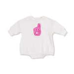 Angel Dear Sweatshirt Bubble with Number One Chenille Patch for Kids - 