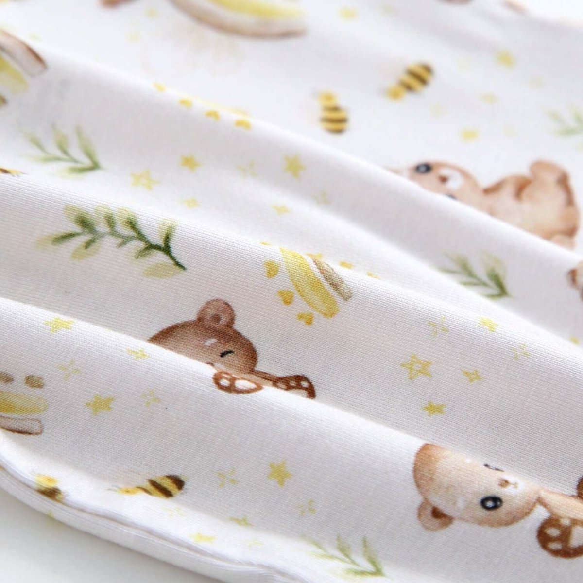 Luxie Charm Sweet as Honey Zippered Baby Romper - Everetts Place Boutique - 