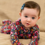 Sweet Bamboo Sweet Bam - boo Zipper Footie Halloween Collection with Two Way Zip for Kids - 