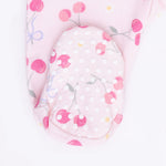 Angel Dear Sweet Bow Cherries - 2 Way Ruffle Back Zipper Footie & Swaddle Blanket SetEveretts Place