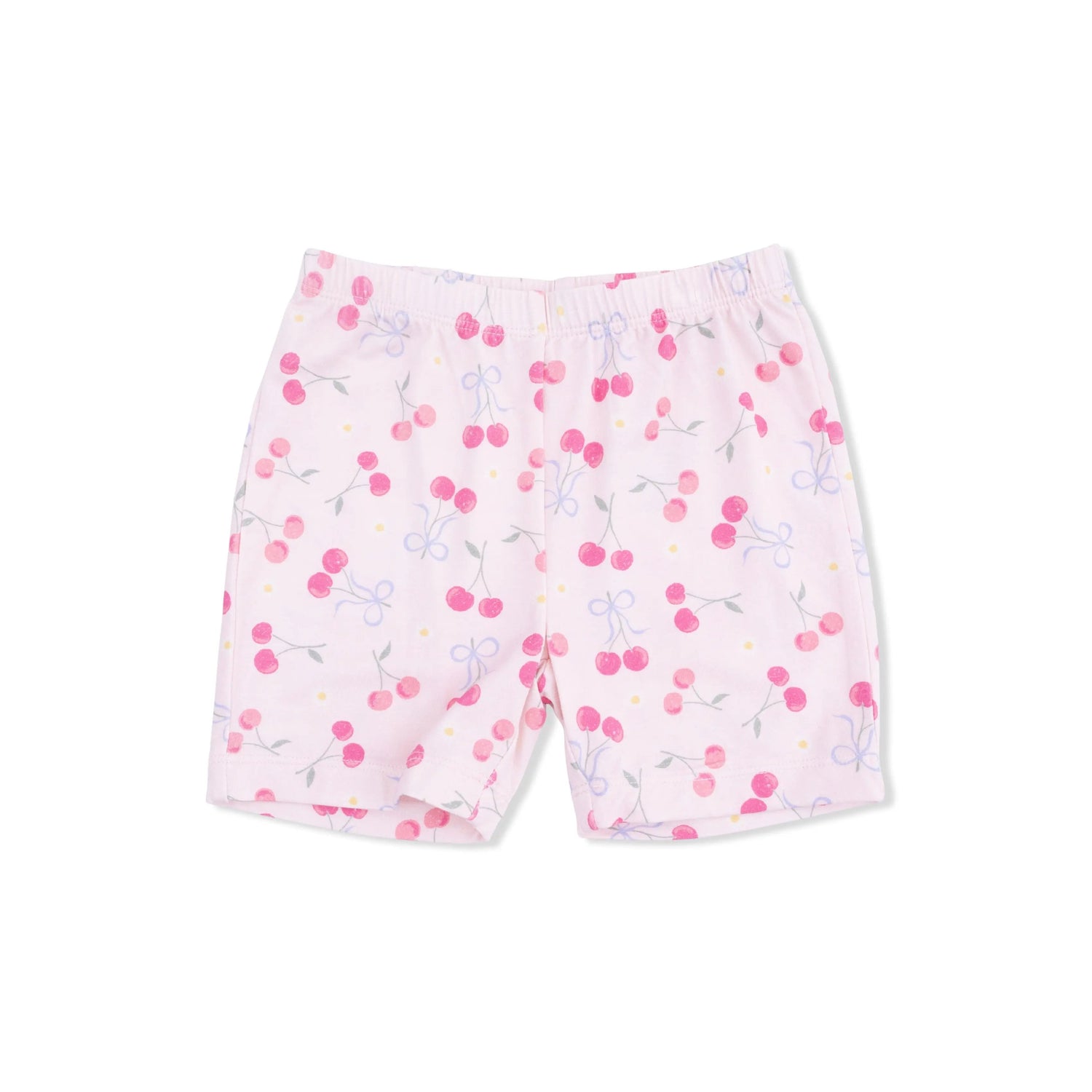 Sweet Bow Cherries - Bike Shorts - White, Pink, Active Shorts, Baby & Toddler Clothing, Trunks | Everetts Place