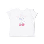 Angel Dear Sweet Bow Cherries - Ruffle Tee - 