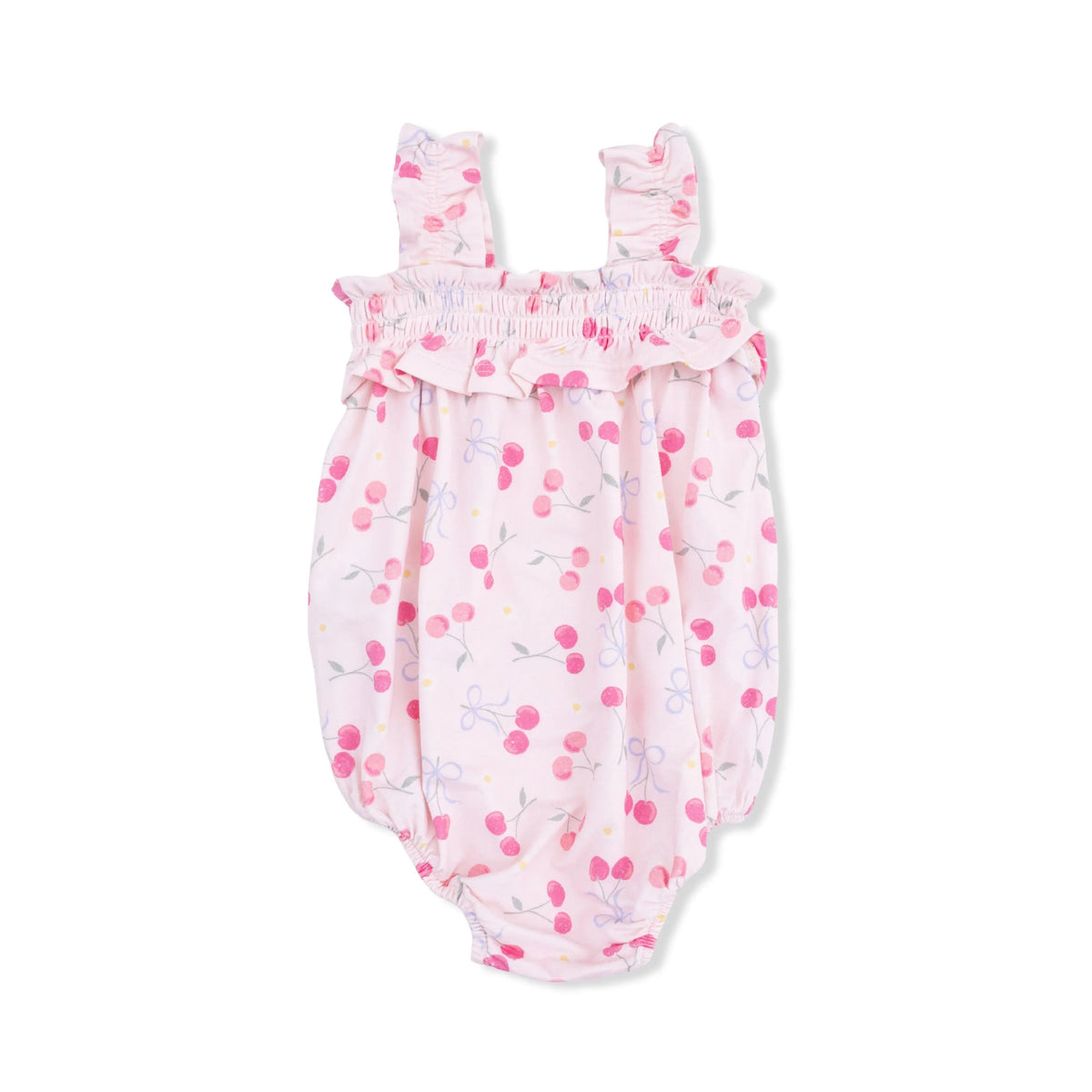 Angel Dear Sweet Bow Cherries - Ruffly Strap Bubble & Sun Hat - 