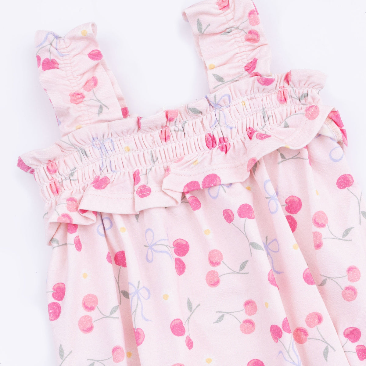 Angel Dear Sweet Bow Cherries - Ruffly Strap Bubble & Sun HatEveretts Place