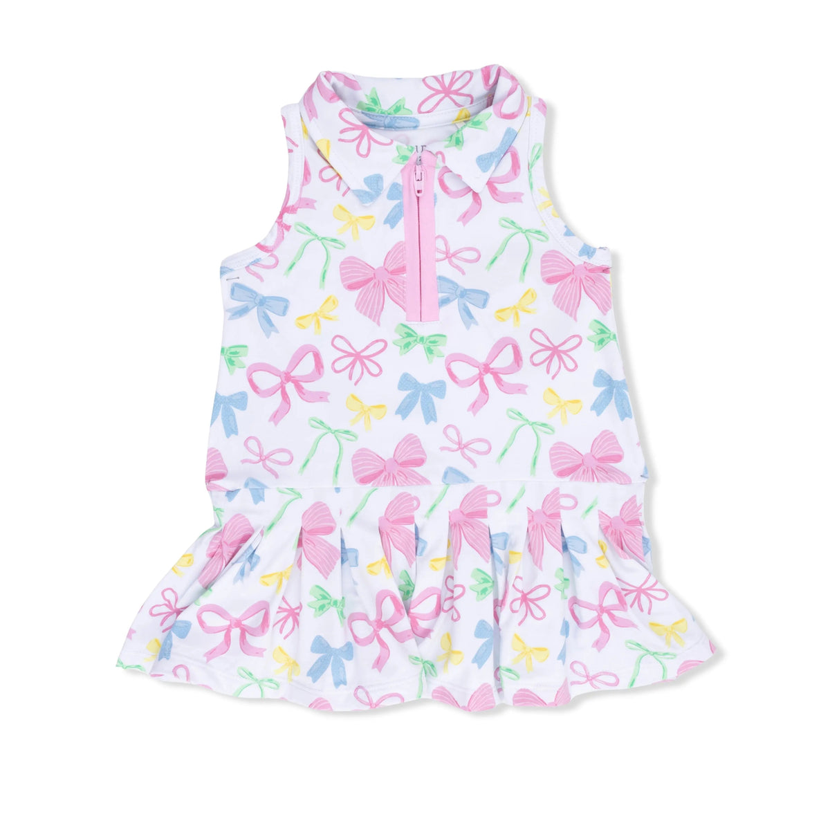 Angel Dear Sweet Bows - Polo Tennis Dress with Cartwheel Short - 