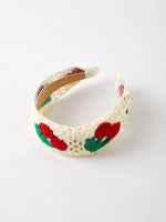 Rylee Faith Designs Sweet Cherry Crochet Headband for Whimsical Fashion - Everetts Place Boutique - 