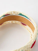 Rylee Faith Designs Sweet Cherry Crochet Headband for Whimsical Fashion - Everetts Place Boutique - 